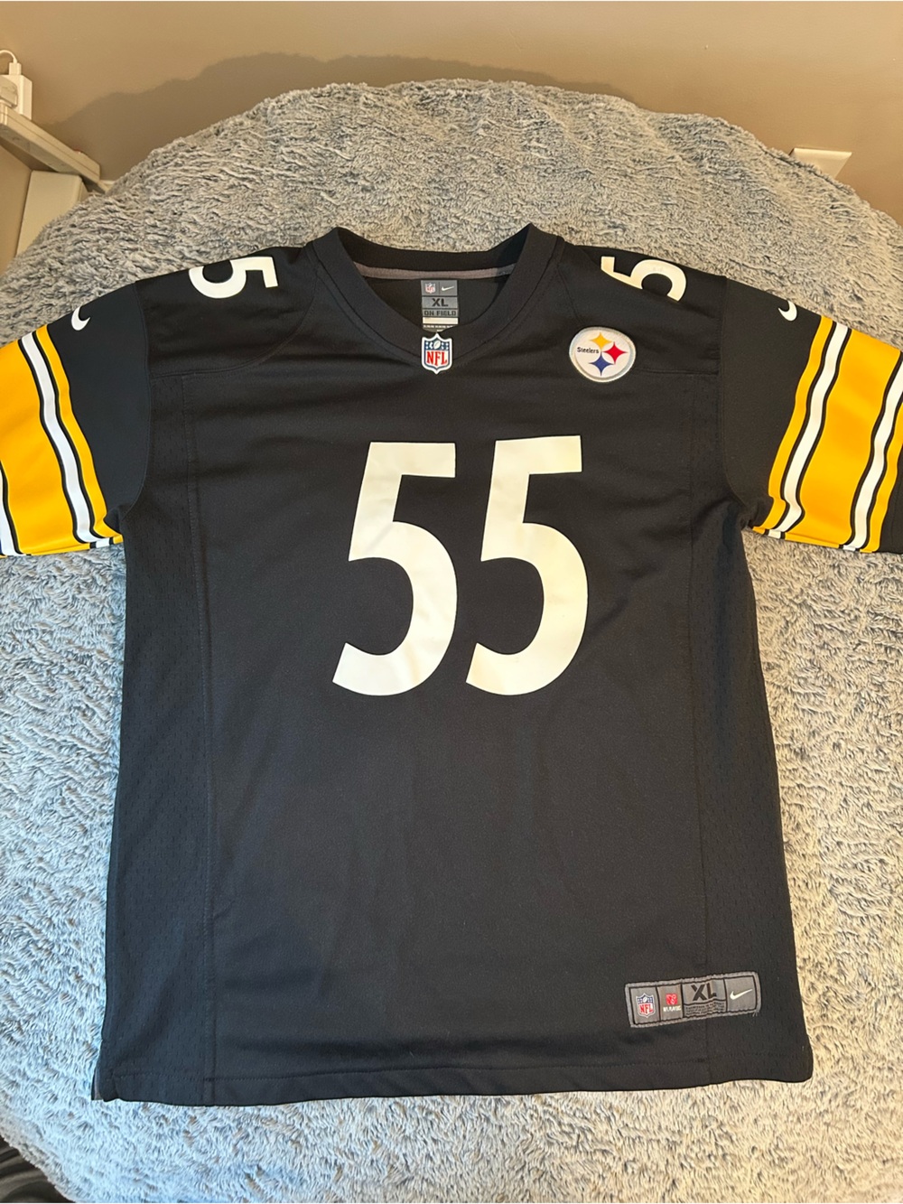Kids XL Pittsburgh Steelers Devin Bush Jersey
